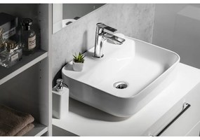 Biała ceramiczna umywalka 50x40 cm Garda – Sapho