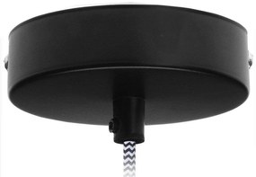 Lampa wisząca 8 cm, industrialna, złota