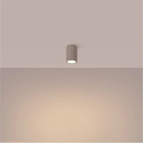 Szarobrązowa metalowa lampa punktowa ø 6,5 cm Gleam – Sollux