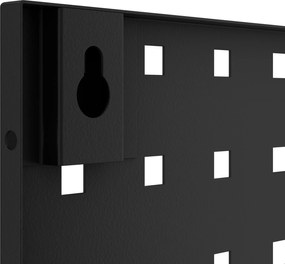 Tablica narzędziowa PAULA, 1200 x 600 x 10 mm, All Black: czarna