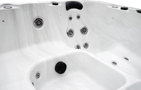 JACUZZI OGRODOWE PREMIUM WANNA  SPA 5-OSOBOWA WHITE OBUDOWA WHITE 195x195 CM