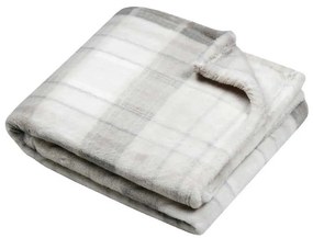 Koc pluszowy SCOTLAND w kratę, 130 x 160 cm
