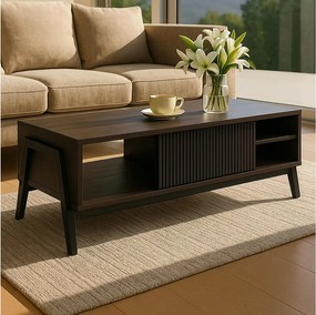 Stolik kawowy MCW-O40, wygląd orzecha włoskiego