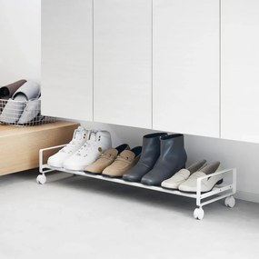 Biały metalowy regał na buty 83,5x14,5x27,5 cm Tower – YAMAZAKI