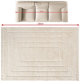 Dywan Zen ivory 200x290 cm