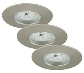 Briloner - Zestaw 3x LED sufitowe lampy łazienkowe LED/5,5W/230V IP44