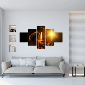 Obraz świecy (125x70 cm)
