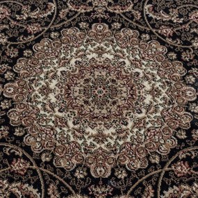 Dywan klasyczny Kashmir Ornament beżowo-czarny 200 cm x 290 cm