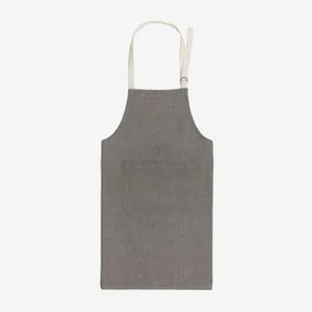 Fartuch Bawełniany Dasiel Gris Oscuro - Sklum