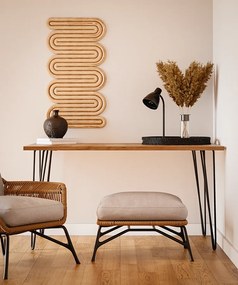 Biurko VOSS 138 x 68 cm do biura, gabinetu, pracowni Dąb Craft