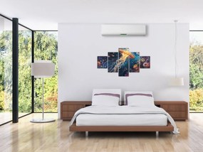 Obraz - Magiczna meduza (125x70 cm)