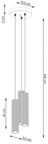 Zielona lampa wisząca ø 19,5 cm Gleam – Nice Lamps