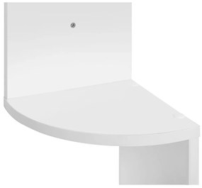 Półka/regał CIK-CAK, 20x20x127,5cm, biała Vasagle