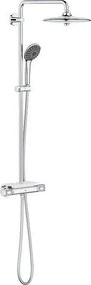 Termostatyczna kolumna prysznicowa GROHE Vitalio Joy System 260 - Deszczownica 3 strumienie, Deszczownica 3 strumienie