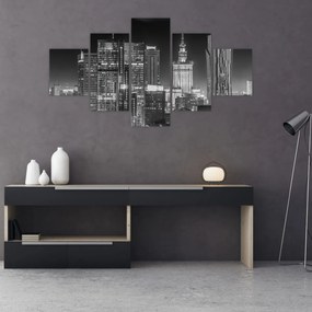 Obraz - Czarny i biały Nowy Jork (125x70 cm)