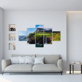 Obraz - Wodospad Múlafossur (125x70 cm)