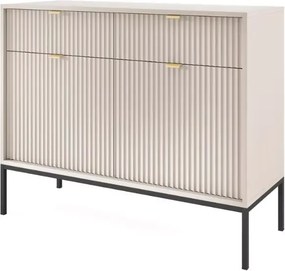 Cubero komoda 104 cm nowoczesna z szufladami i półkami
