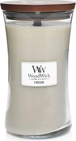 Świeca zapachowa klepsydra, Fireside, szary 609 gr