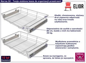 Komplet podwójnych koszy cargo - Delvid 5X