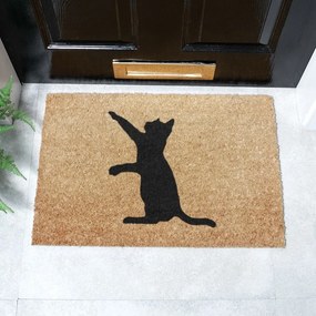 Wycieraczka z włókna kokosowego 40x60 cm Cat – Artsy Doormats