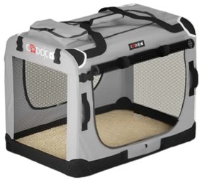 Torba transportowa dla psów i kotów ELI, 70x52x52cm, szara Cadoca