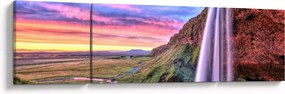 Obraz - Wodospad Seljalandsfoss (170x50 cm)