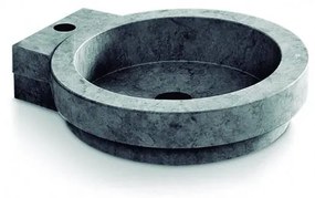 Bathco 00339 - Umywalka nablatowa ICONO 40x45 cm kamień/szary