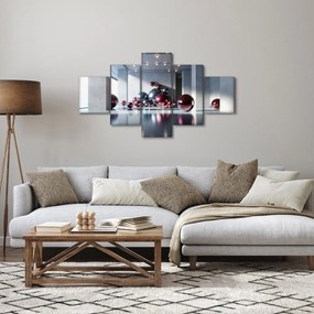 Obraz - 3D przestrzeń z kulami II. (125x70 cm)