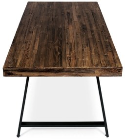 Stół do jadalni z litego drewna 180 x 90 cm, sosna