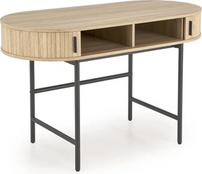Biurko z owalnym blatem B51 Halmar
