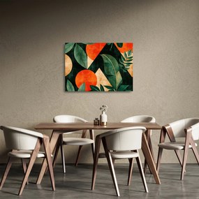Obraz na szkle - Geometryczne motywy naturalne II. (70x50 cm)