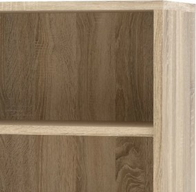 Regał biurowy z szufladami Prima 4 dąb sonoma