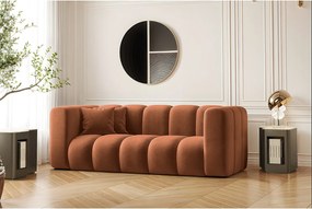 Sofa modułowa dwuosobowa Grand, tkanina Salvador, Brązowy