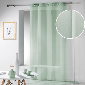 Jasnozielona firanka 140x280 cm Telma – douceur d'intérieur