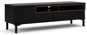 Czarna szafka pod TV 156x48x48 cm Roomers – Tvilum