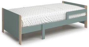 Zielone łóżko dziecięce z regulacją długości 90x140/190 cm Willi – Marckeric
