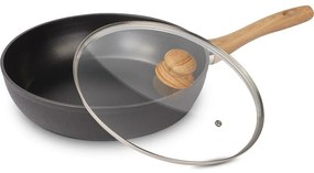 Lamart LT1259 patelnia z pokrywką Natur, średnica28 cm