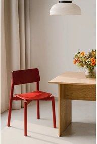 Czerwone krzesło sztaplowane Wem – noo.ma
