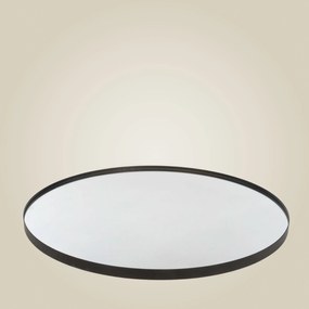 Lustro okrągłe NOOR, metalowa rama, Ø 80 cm
