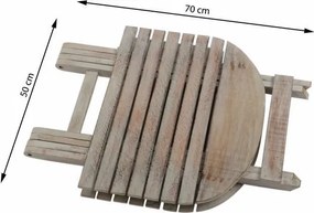 Stół składany DIVERO Vintage - 85cm