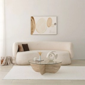 Stolik konferencyjny Lily Travertine