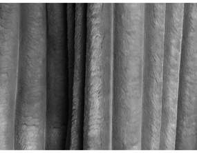 Ciemnoszara sztruksowa rozkładana sofa ze schowkiem 266 cm Kini – Makamii