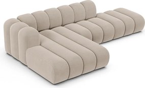 Beżowy narożnik (lewostronny) Lupine – Micadoni Home