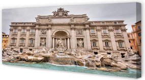 Zdjęcie na płótnie Monumentalna Fontanna przy Bazylice