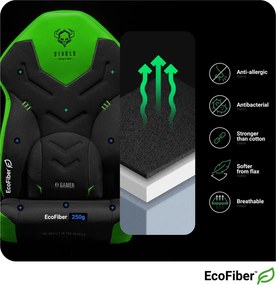 Krzesło gamingowe Diablo X-Gammer 2.0 Normal Size Green Emerald