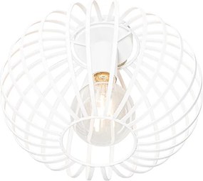 Designerska lampa sufitowa biała 30 cm - Johanna