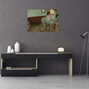 Obraz na szkle - Edgar Degas, The Dance Lesson, reprodukcje (70x50 cm)