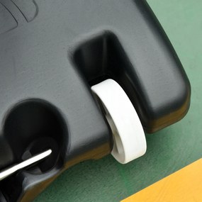 HOMCOM mobilny stojak do koszykówki kosz do koszykówki z regulacją wysokości 302–352 cm