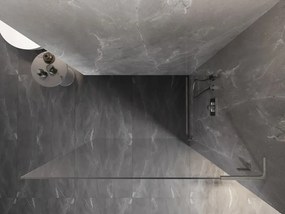 Mexen Lunar L ścianka prysznicowa Walk-in prawa 70 x 200 cm, transparent 8 mm, nikiel szczotkowany - 830L-070-000-97-00-P