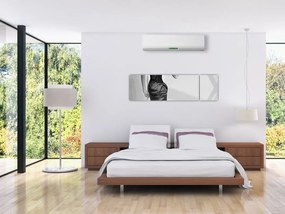 Obraz - Kobieta w krótkiej sukience (170x50 cm)